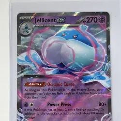 Jellicent GX 270 HP Ultra Rare Holo Foil Pokemon Card Sun & Moon TCG Collectible - Image 3