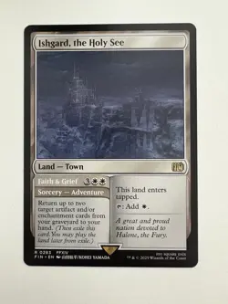 Ishgard the Holy See MTG Magic the Gathering Card NM Near Mint FIN - Image 1