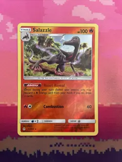 Pokemon Card Salazzle Unbroken Bonds Reverse Holo Rare 31/214 Near Mint - Image 1