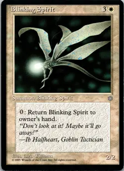 Blinking Spirit [Ice Age] Magic MTG Never Played NP 1995 Wizards of the Coast - Image 1