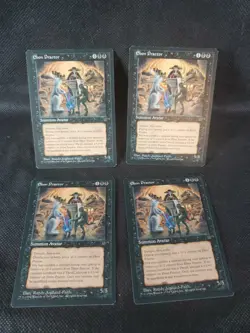 4x Ebon Praetor MTG Fallen Empires NM Playset Magic The Gathering See Pics - Image 1