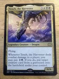 Mtg. Teneb, the Harvester. Double Masters 2022. Pack Fresh - Image 1