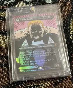Venom Eddie Brock- Borderless FOIL - Marvel's Spider-Man (0233) MTG - SSP Case - Image 2