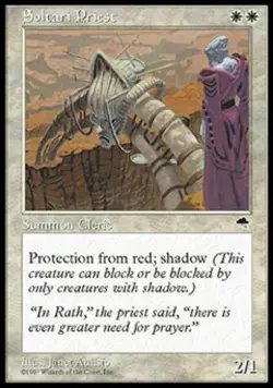Soltari Priest - Light Play MTG Tempest - Image 1