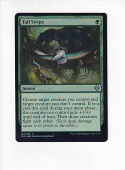 Vintage Magic The Gathering MTG FOIL 2022 TAIL SWIPE 182/281 (Sh) - Image 1