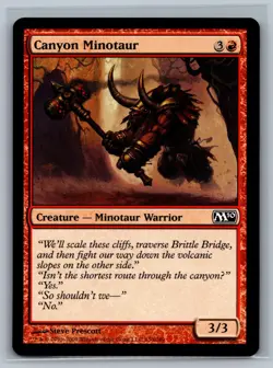 MTG Magic 2010 4x Canyon Minotaur #130/249 TCG CCG M10 Playset - Image 1