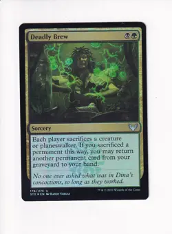 Vintage Magic The Gathering MTG FOIL 2021 DEADLY BREW 176/275 (Sh) - Image 1