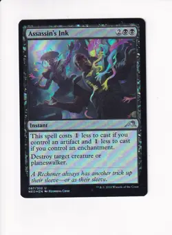 Vintage Magic The Gathering MTG FOIL 2022 ASSASSIN'S INK 087/302 (Sh) - Image 1
