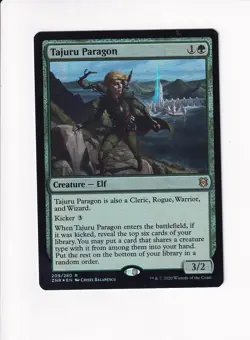 Vintage Magic The Gathering MTG FOIL 2020 TAJURU PARAGON 209/280 (Sh) - Image 1