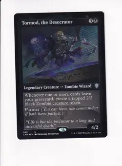 Vintage Magic The Gathering MTG ETCHED FOIL 2020 TORMOD, THE DESECRATOR 569 (Sh) - Image 1