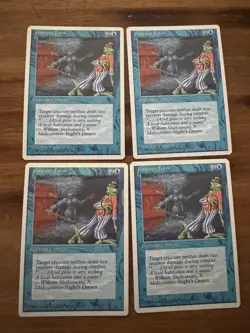 4x Playset MTG Magic the Gathering Complete Set of 4 x4 Cards Fourth Edition 4th - Image 1