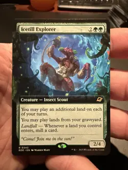 MTG - Edge of Eternities- Icetill Explorer #343 - Extended Art Near Mint (NM) - Image 1
