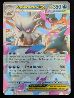 Mega Abomasnow Ex 36/132 Double Rare Mega Evolutions Pokemon TCG NM - Image 1