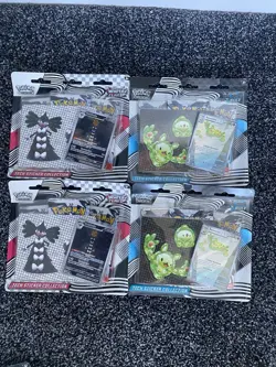 Pokemon TCG Black Bolt & White Flare Tech Sticker Collection x 4 - NEW SEALED ✅ - Image 1
