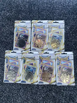 7x Pokemon Silver Tempest Premium Booster Packs! - Image 1