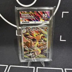 Pokemon Typhlosion Card 190/182 Ethan's Illustration Rare Destined Rivals Ace 10 - Image 1