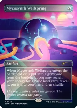 MTG English Mycosynth Wellspring (Rainbow Foil) NM Foil Secret Lair - Image 1