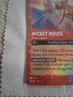 Mickey Mouse - Pirate Captain 18/P2 Disney Lorcana Promo Cards Holo - Image 5