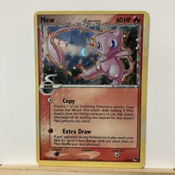 Pokemon TCG Mew Pop Series 5 Promo Holo Card 3/17 Delta Species, Pokeball Error - Image 1