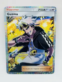 Pokemon Guzma Starlight Special DIY Doujin Kawaii Art Card - Image 1