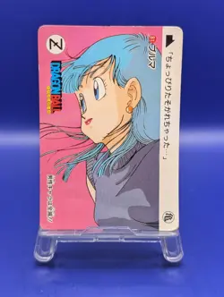 Bulma 81 Dragon Ball Z Bandai Carddass Card Anime 1990's Retro Japanese TCG - Image 1