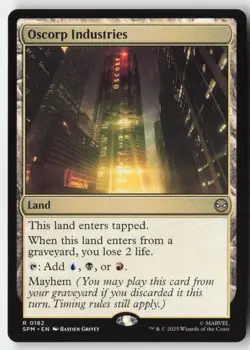 MTG - Oscorp Industries R Marvel's Spider-Man 182 LP-NM - Image 1