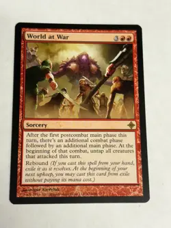 World At War X1 Rise Of The Eldrazi NM Condition Free Shipping! MTG Magic - Image 1