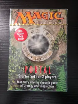 Sealed Vintage MAGIC THE GATHERING Portal STARTER SET 1997 With Booster - Image 1