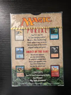 Sealed Vintage MAGIC THE GATHERING Portal STARTER SET 1997 With Booster - Image 2