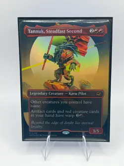 Tannuk, Steadfast Second - Foil - Borderless - Edge of Eternities - Near Mint - Image 1