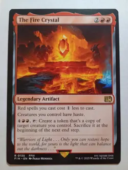 MTG The Fire Crystal (135) | NM | Final Fantasy (FIN) - Image 1