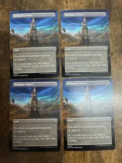 4x Reliquary Tower Borderless Commander Masters MTG Pack Fresh - Image 1
