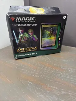 Magic the Gathering Lord of the Rings Commander Deck Food And Fellowship NEW BOX - Image 1