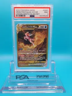 2023 Pokemon Crown Zenith Full Art Secret Rare #GG67 ORIGIN FORME PALKIA: PSA 9 - Image 1
