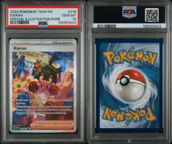 Kieran 218/167 PSA 10 GEM MINT 2024 Twilight Masquerade - Image 3