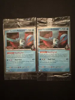 Pokemon TCG Team Rocket's Articuno 051/182 Stamped Promo! (2)Both Sealed In Bag! - Image 2