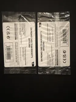 Pokemon TCG Team Rocket's Articuno 051/182 Stamped Promo! (2)Both Sealed In Bag! - Image 3