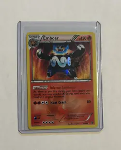 POKEMON POKEMON TCG 2012 EMBOAR 100/99 NEXT DESTINIES HOLO VF - Image 1