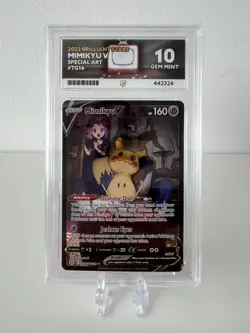 Mimikyu V TG16/TG30 - ACE 10 - PERFECT SUB GRADE - Brilliant Stars - Pokemon TCG - Image 1
