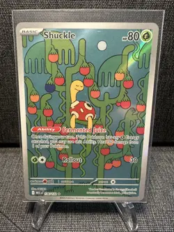 Shuckle 136/132 - Mega Evolution Pokemon Illustration Rare Holo NM - Image 1