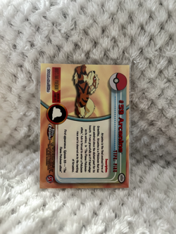 2000 Topps Chrome Pokemon Arcanine #59, TV Animation - Image 2