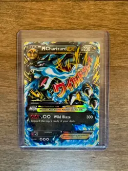 Pokemon TCG M Charizard EX (X) 69/106 XY Flashfire Holo: LP-MP 2014 - Image 1
