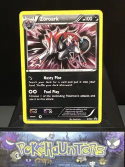 Pokemon Card Zoroark BW09 Black & White Promo Holo Rare Light Play - Image 1