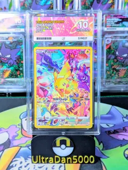 ACE 10 GEM MINT - Pikachu 160/159 - Crown Zenith PERFECT SUBGRADES Pokemon Card - Image 1