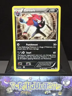 Pokemon Card Zoroark BW19 Black Star Promo Cosmo Holo Near Mint - Image 1