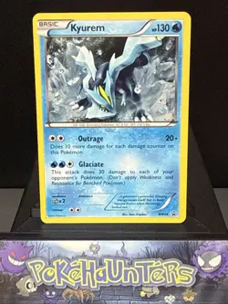 Pokemon Card Kyurem BW44 Black & White Black Star Promo Holo Rare - Image 1