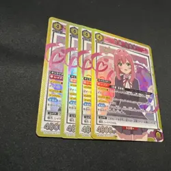 Union Arena Hanazono Hakari SR Trading Card Used Play - Image 1