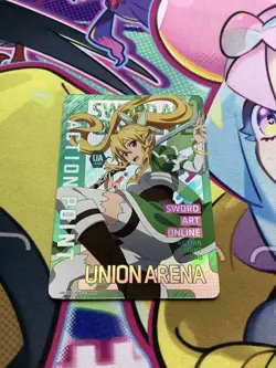 Union Arena Leafa Action Point AP Parallel Trading Card Quality - Image 1