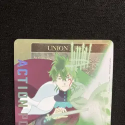 Union Arena Yuno AP ACTION POINT Black Clover Holo Trading Card - Image 2