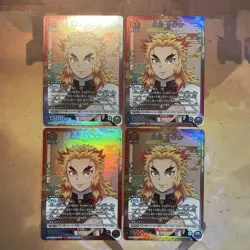 Demon Slayer Rengoku Anjuro Unichike Promo Trading Card Playable - Image 1